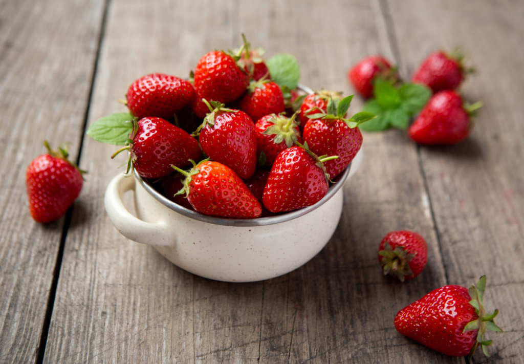 bowl of strawberries