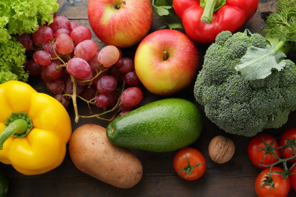 Fruit and veggies rich in potassium 