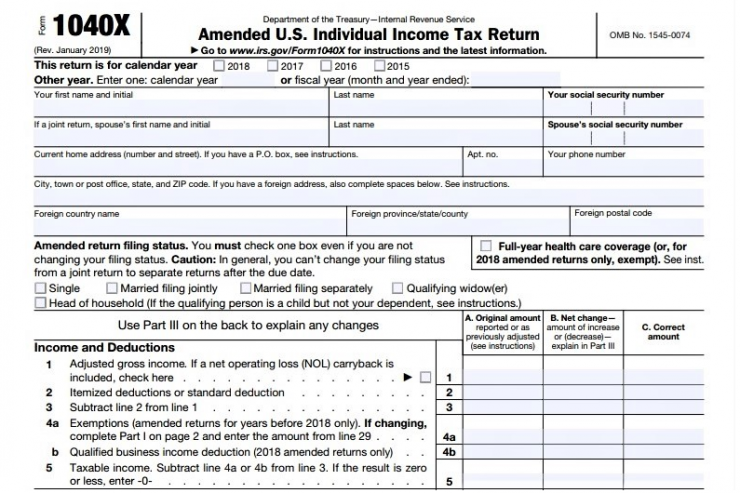 Tips For Taxpayers Who May Need To Amend Their Tax Return